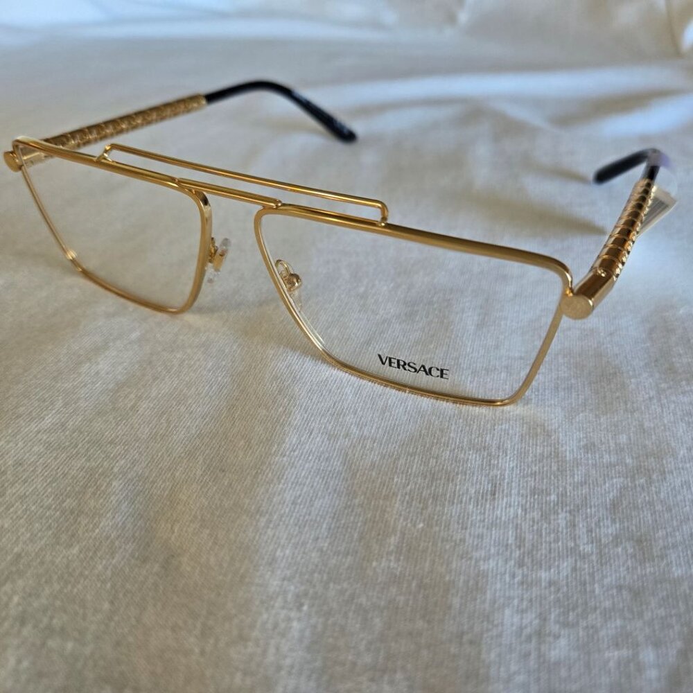 Genuine VERSACE  VE1295 102  Men's or Ladies Demo Glasses